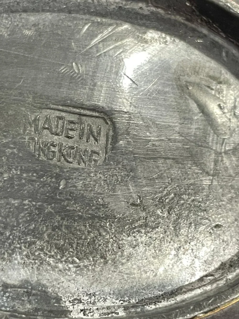 Vtg 1960s Duck Trinket Box Mid Century Modern MCM Pewter Brass Metal Hong Kong